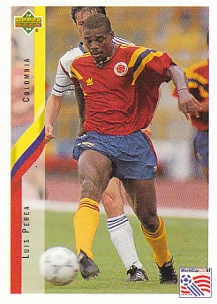 Luis Perea Colombia Upper Deck World Cup 1994 Eng/Ita #40